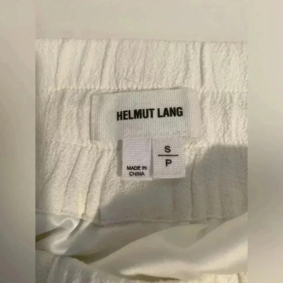 Helmut Lang Blaze Drawstring Waist Off White Skirt Size Small - Picture 4 of 11